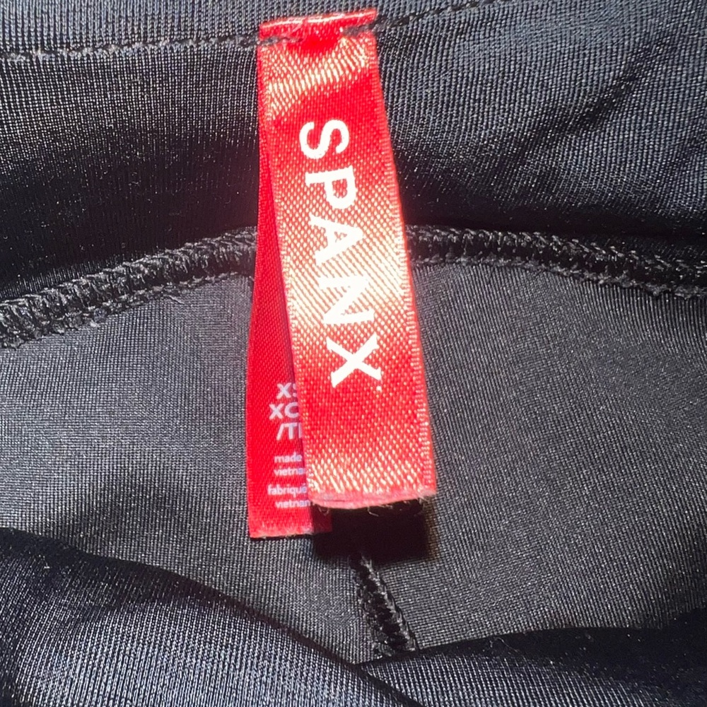Spanx Faux Patent Leather Leggings Black XS - Picture 10 of 16